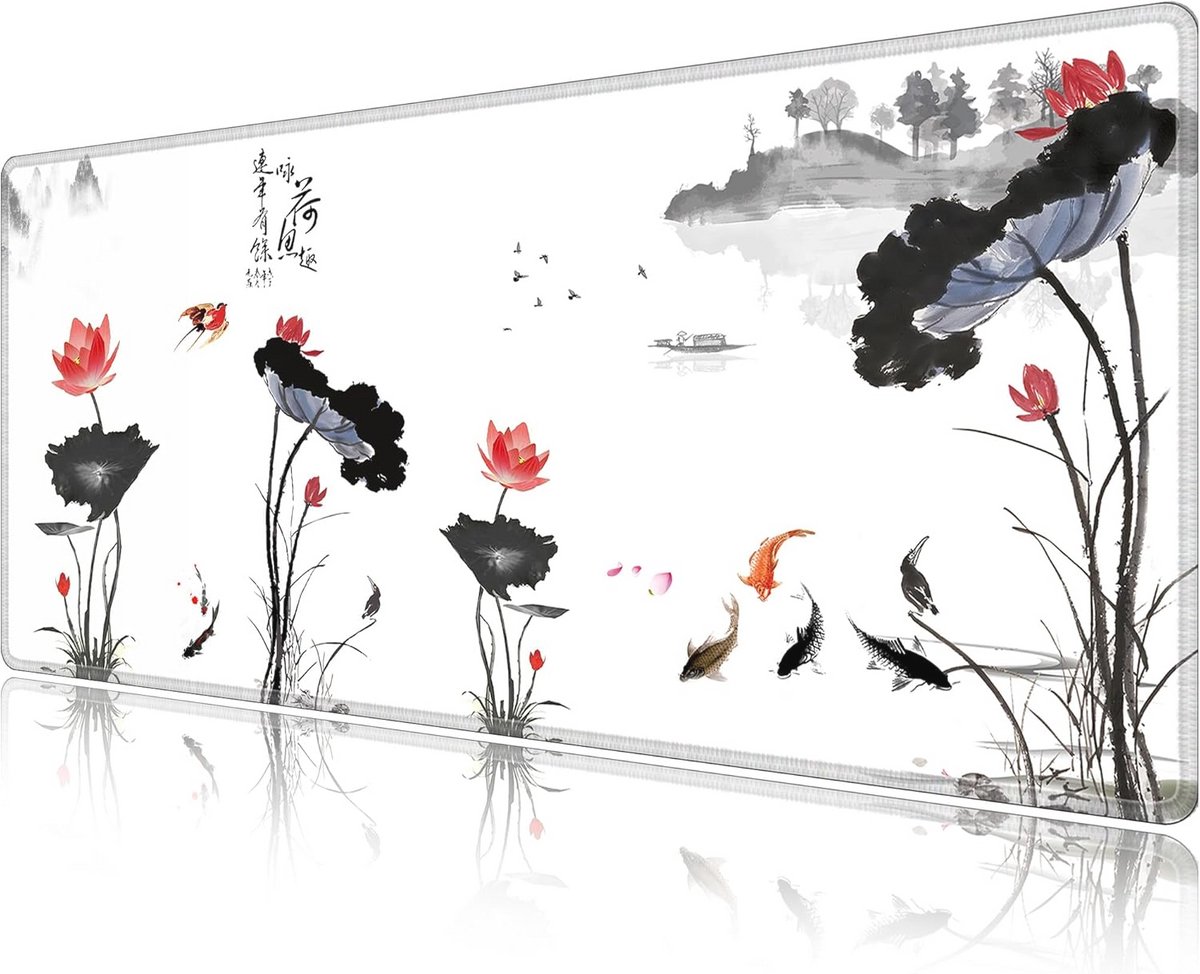 Grote Natuurlijk Rubber Antislip Muismat - Ideaal voor Computer en Kantoor (900 x 400 x 3 mm)