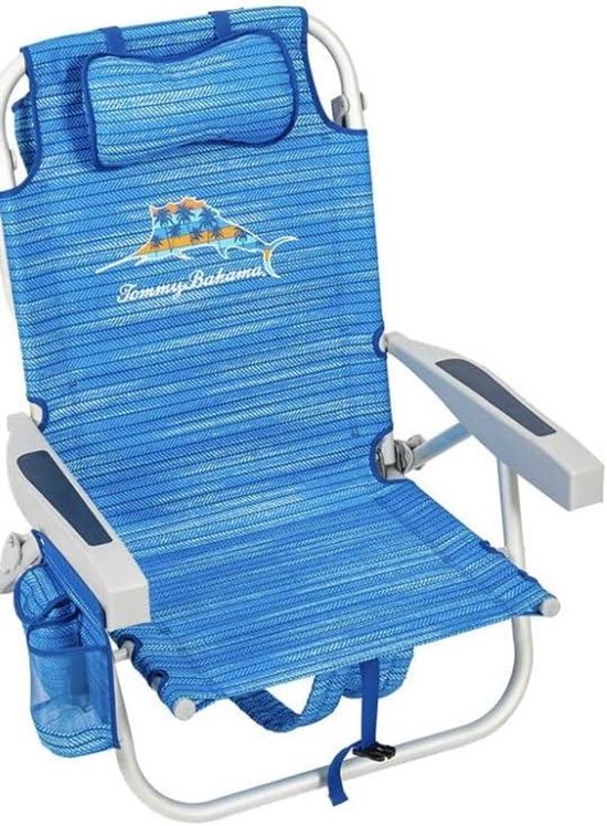 Voordelig een Redcliffs donkerblauwe klapstoel voor op de camping kopen