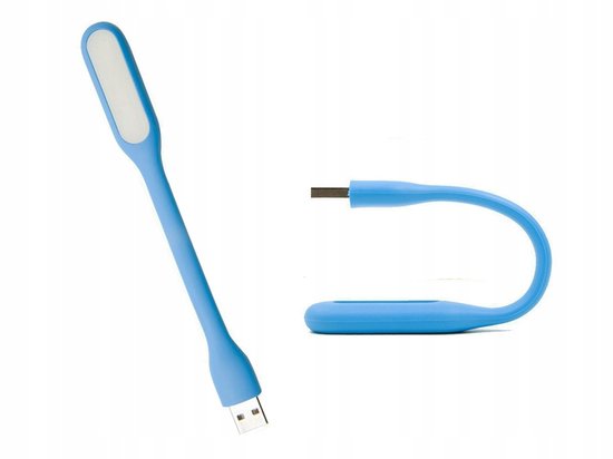 Flexibele USB LED Lamp I Draagbare USB LED-leeslamp I USB Licht I Laptop Leeslamp I Leeslicht I Blauw van Merkloos — afbeelding 3