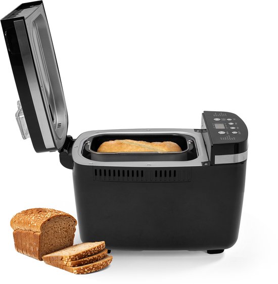 Evidenter BM800 - Broodbakmachine - Brood 1.3 KG Capaciteit - Warmhoudfunctie - Ingrediënt Dispenser - 14 Bakprogramma’s Incl. Glutenvrij programma