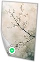 Bloesem, Aquarel, Bloemen, Wit, crème, beige, groen, zachtgroen