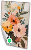 Zachte bloemen in impressionistische stijl - Bloemen poster - Muurdecoratie natuur - Impressionisme - Poster slaapkamer - Woondecoratie - poster 70x100 cm