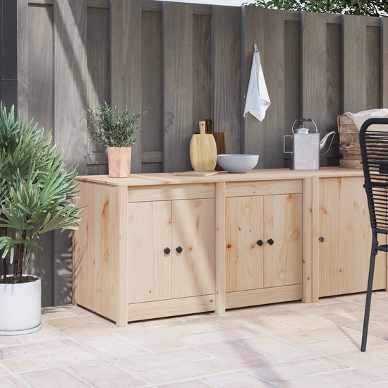 Kerst Kaars Brug 3 Pcs 39.5 X 5 X 29 Cm Massief Grenenhout