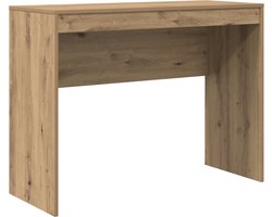 vidaXL - Bureau - Artisan - Eiken - 100 - x - 40 - x - 76 - cm