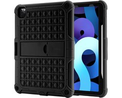 Tablethoes geschikt voor Apple iPad Pro Hoes 12,9 inch 2018/2020/2021 5e / 4e / 3e generatie – Stootvaste Siliconen Beschermhoes met Volledige Rondom Bescherming voor Kinderen – Zwarte Tablethoes