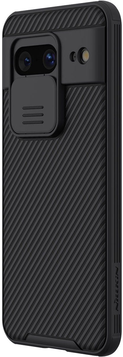 Nillkin CamShield Hoesje voor de Google Pixel 8 - Back Cover met Camera Slider Zwart