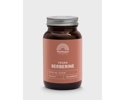 Mattisson - Berberine 500mg - Rerbersa - Berberis Aristate Zuurbes - Berberine Supplement - Voedingssupplement - 60 Capsules