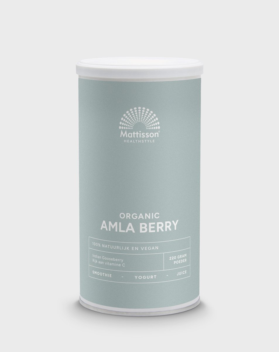 Goedkoopste Mattisson - Biologische Amla Berry Poeder - Vegan - 220 Gram