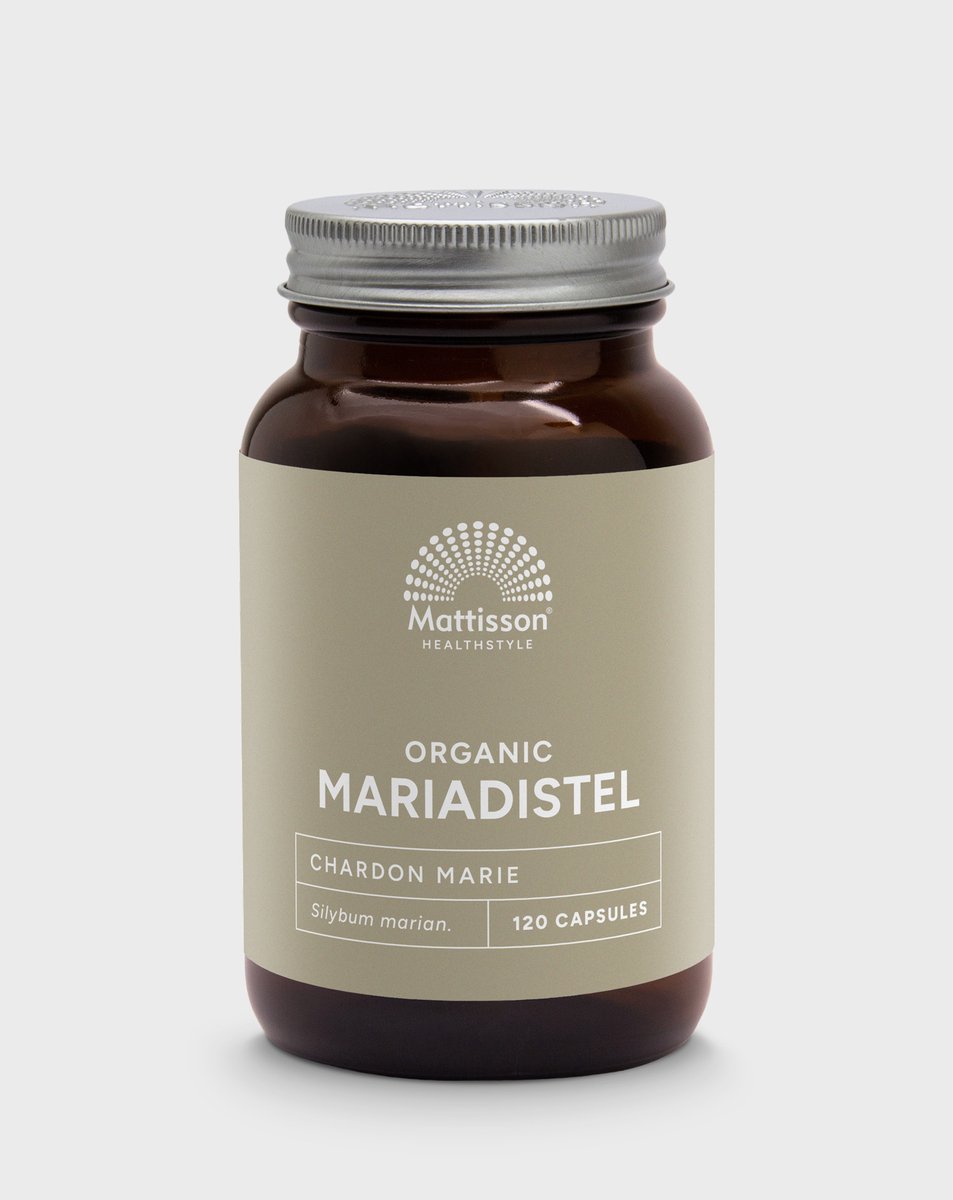 Goedkoopste Mattisson - Biologische Mariadistel Capsules 250mg - Maria Distel Voedingssupplement - 120 Capsules