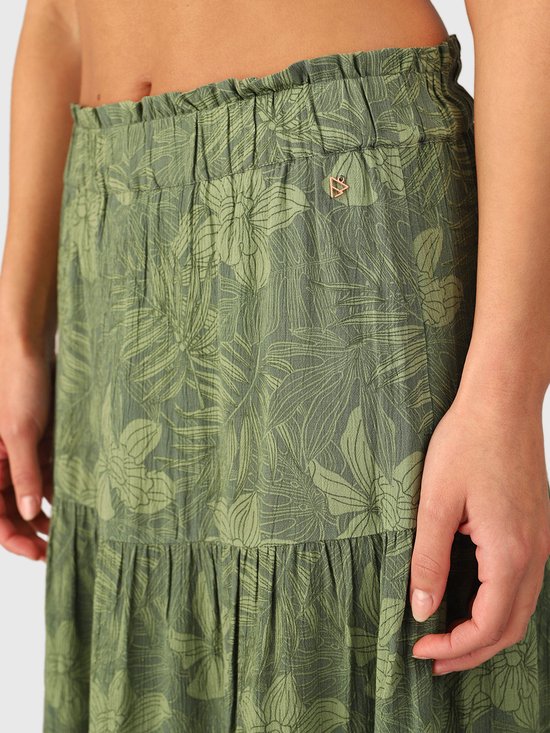 Jupe femme Brunotti Romya-Leaf | Genévrier - XS