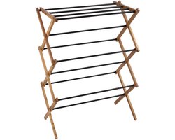 Ferrara houten staande droger met stalen stangen 60 cm voor auto's. montage