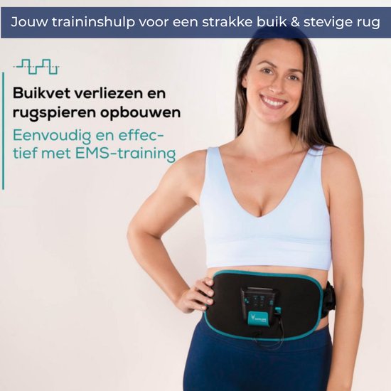 Antelope Corefit II EMS Trainer – Elektrische Buikspiertrainer & Rugspiertrainer – 9 Programma’s – Instelbare intensiteit - Taille 75–130 cm – Incl. Batterijen – Voor Mannen & Vrouwen – 3 Jaar Garantie