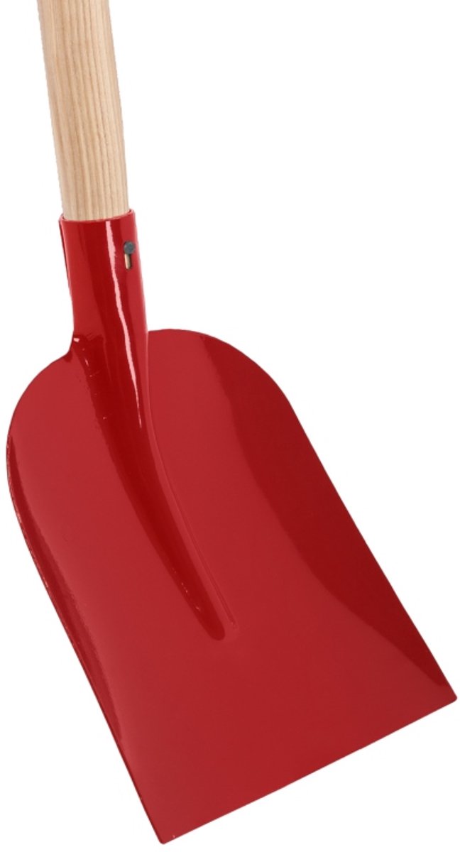 Talen Tools - Betonschop - Gehard staal - Rood - Dubbel Gebogen - Essenhouten steel - 130 cm van Talen Tools — afbeelding 3