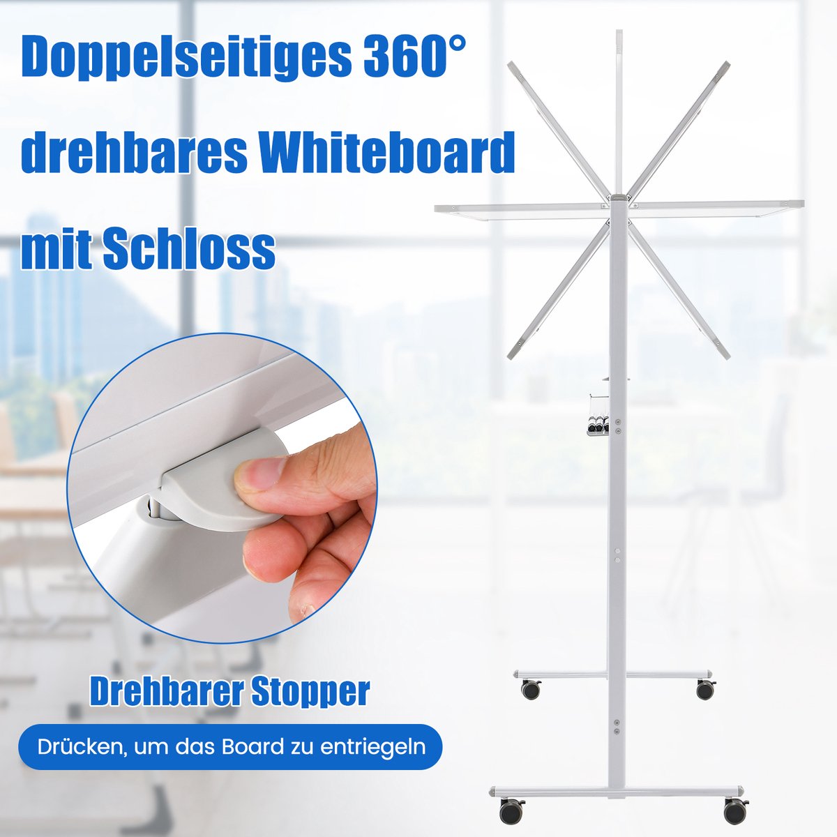 Whiteboard 120 x 90 cm - Magnetisch | Bekius