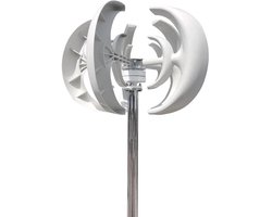 Windturbine - Windmolen - Windturbine Generator - Windenergie - Verticaal As - 3000W - 24V - Met MPPT Hybride Regeling - 5 Messen - Stille en Efficiënte Energieoplossing - voor Thuisgebruik en Off Grid Systemen
