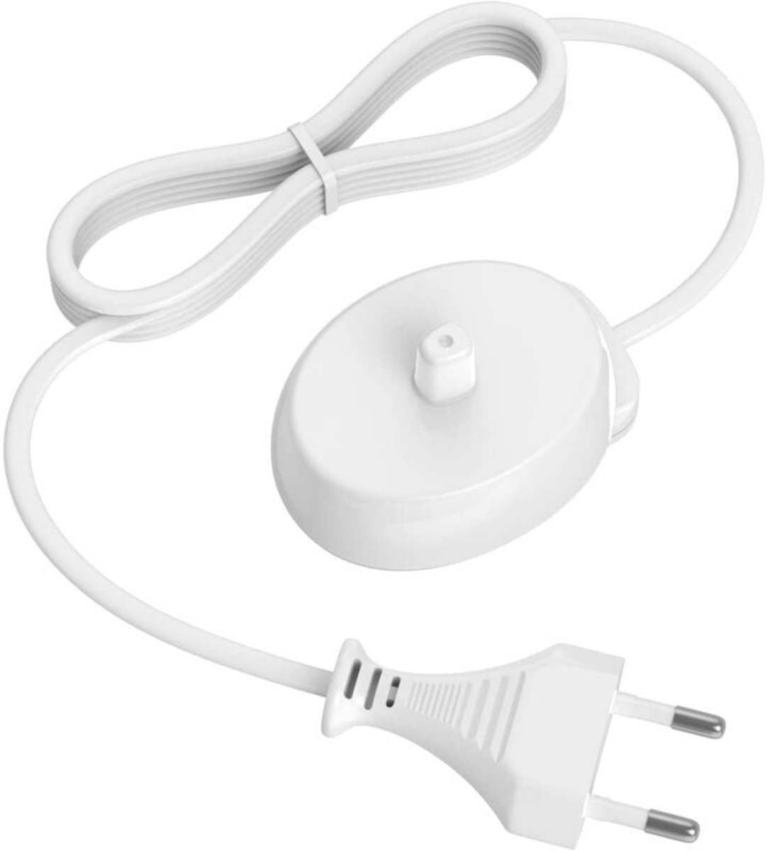 Elektrische tandenborstellader - Waterdichte inductieve oplaadbasis voor Oral-B elektrische tandenborstels - Geschikt voor EU-stopcontacten Netsnoerlaadstation - Draagbare reislader voor tandenborstels en accessoires