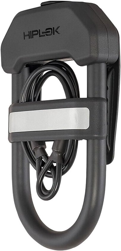 U-vormig fietshangslot stalen kabelslot met houder, 2-in-1 fietsslot U-vormig fietshangslot stalen kabelslot met houder, 2-in-1 fietsslot