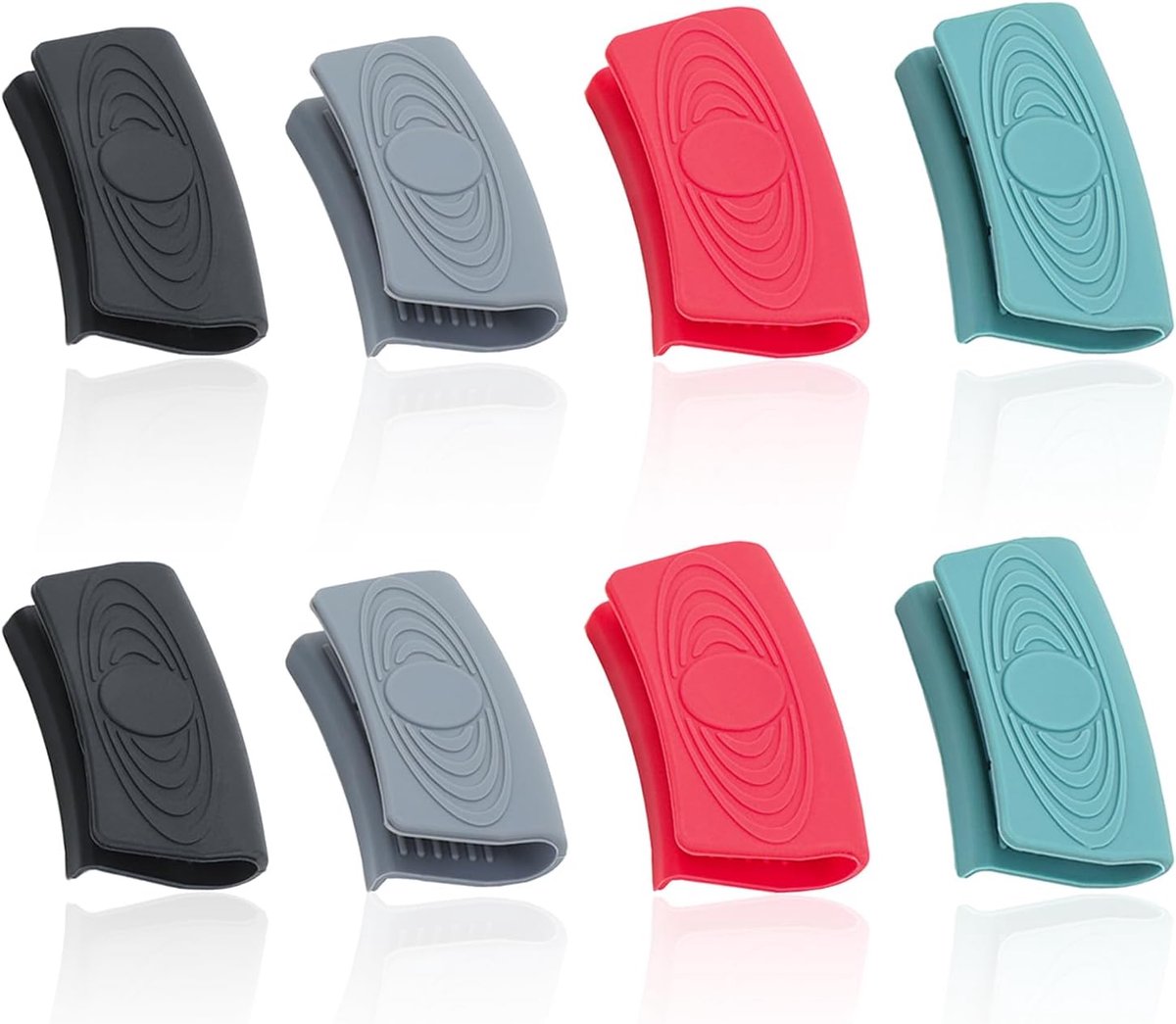 Hittebestendige pannenlappen - Universele handschoenen - 8 stuks