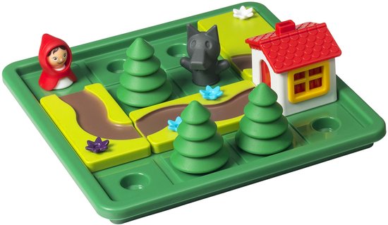 SmartGames Roodkapje - Logisch Denkspel voor Kleuters & Jonge Kinderen - 48 Opdrachten met Prentenboek - Educatief Solospel - Vanaf 4 Jaar