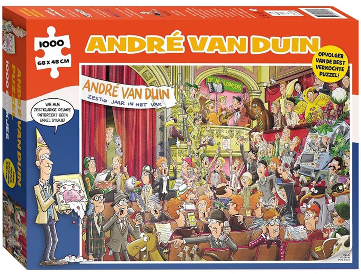 Puzzel André van Duin - Zestig jaar in het vak (1000 stukjes)