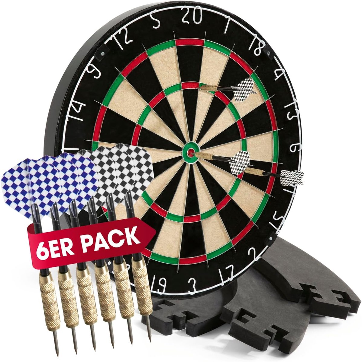 Dartbord en Dartpijlen Set - Complete Set - Steeldart en Sisal