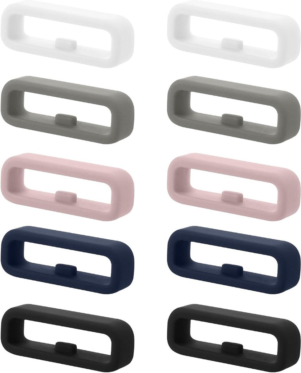 10x Horloge band lusje compatibel met 20mm Smartwatch Strap (Universal) - meerkleurig