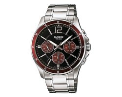 Casio Casio Collection MTP-1374PD-5AVEF Horloge - Staal - Zilverkleurig - Ø 43 mm