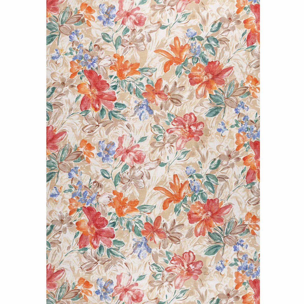 Bamyum Sonika Bedrukt Tapijt Chenilleprint Machine Made 80 x 150 cm, Vintage Tapijt Slaapkamer, Antibacterieel Antislip Ondervloer Keukentapijt