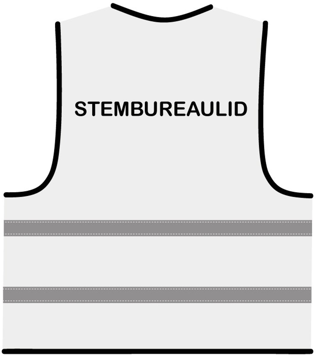 Stembureaulid veiligheidshesje Wit