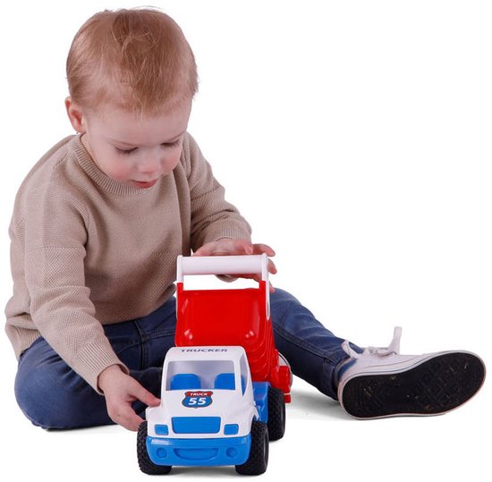 Cavallino Toys Cavallino Grip Kiepvrachtwagen met Rubberbanden, 26cm van Cavallino Toys — afbeelding 2