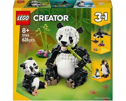 foto van LEGO Creator 3in1 Wilde dieren: pandafamilie - 31165