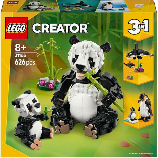 LEGO Creator 3in1 Wilde dieren: pandafamilie - 31165