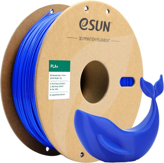 eSun PLA+ Blauw / Blue 1 kg - 1.75mm - 3D printer filament - Flevo Print