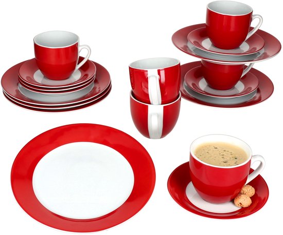 Koffieservies voor 6 (19) - Porselein - Catawiki