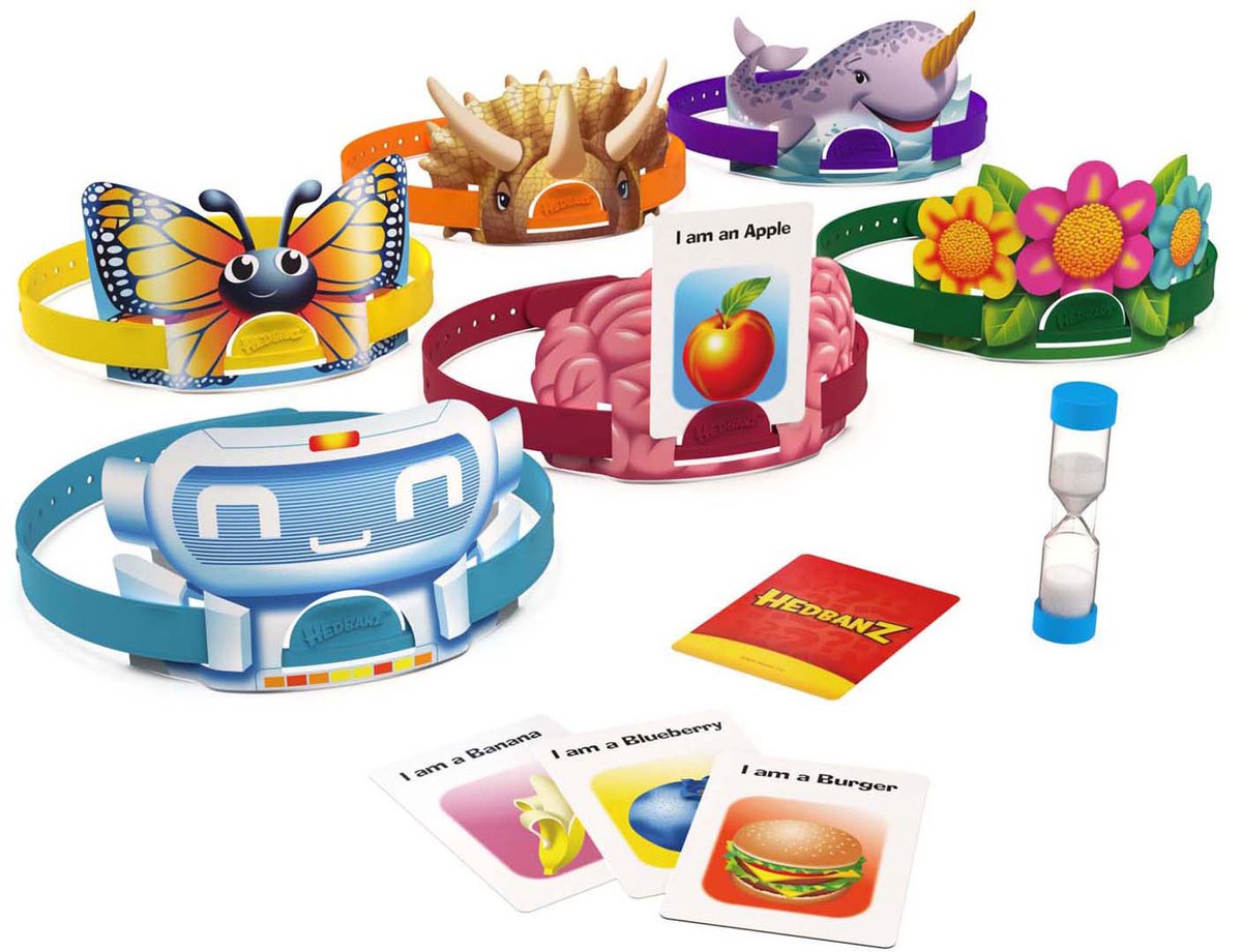 Devine Tête Classique - Jeu de Société Famille - Bandeaux et Devinettes - Devinez L’illustration De La Carte Qui Est Sur Votre Tête - Jeu De Cartes - Version Française - Jeu Enfant 6 Ans et +