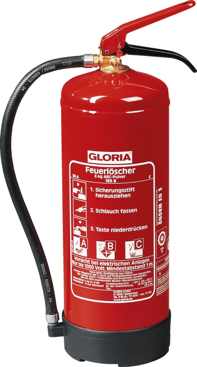 Gloria poederblusser 6 kg, ABC