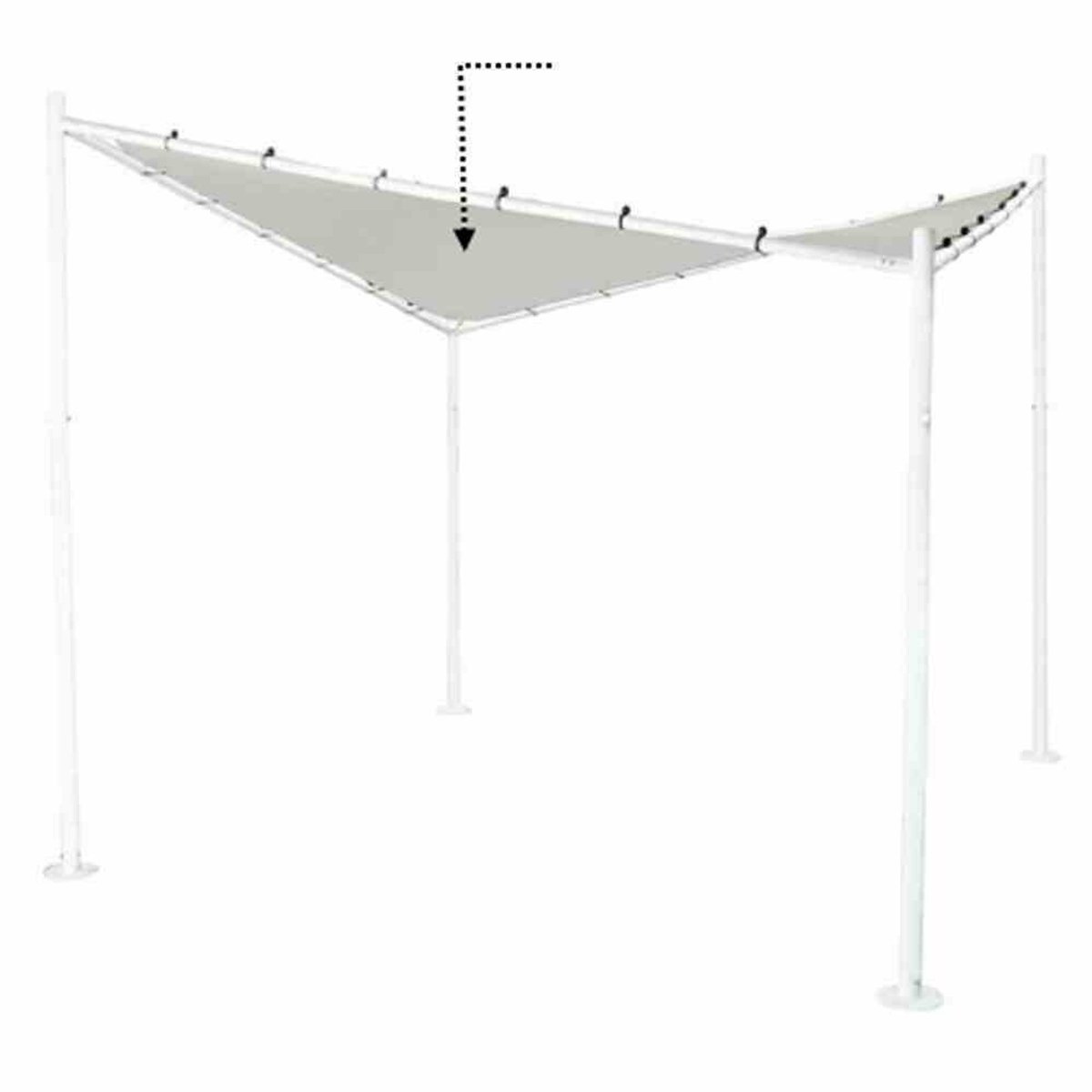Siena Garden Witte Polyester 4x4 meter Tuinhuisjes kopen? ✔️ Tot 32% korting