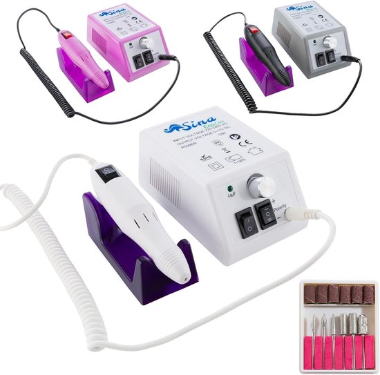 Elektrische Nagelfrees - 11 Nagelvijl Bitjes en 56 Schuurrollet