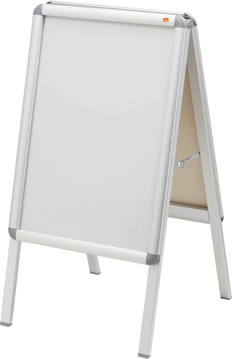 Nobo Essence A2 Stoepbord/Reclamebord met Clicklijst - Wit