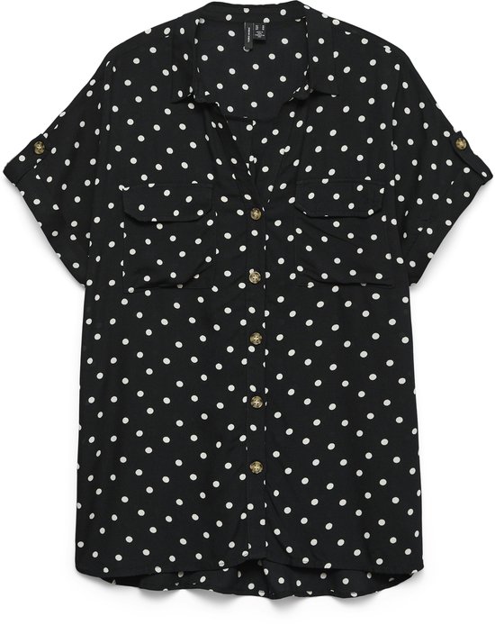 VERO MODA - VMBUMPY SS SHIRT AOP WVN NOOS - Dames - Blouses