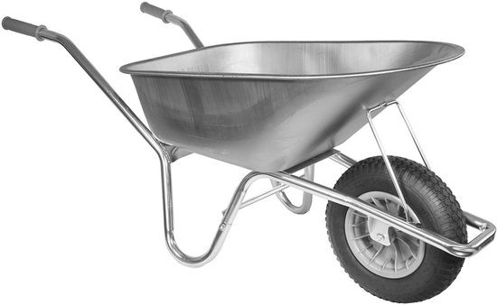ALTRAD LIMEX Kruiwagen, bouwkruiwagen, 100 liter, PP-mand, groen ***NIEUW