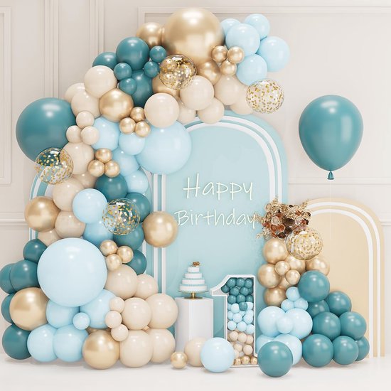 Cijferballon | Beige | zeven - Leuk voor een feest Cijferballon | Beige | zeven - Leuk voor een feest