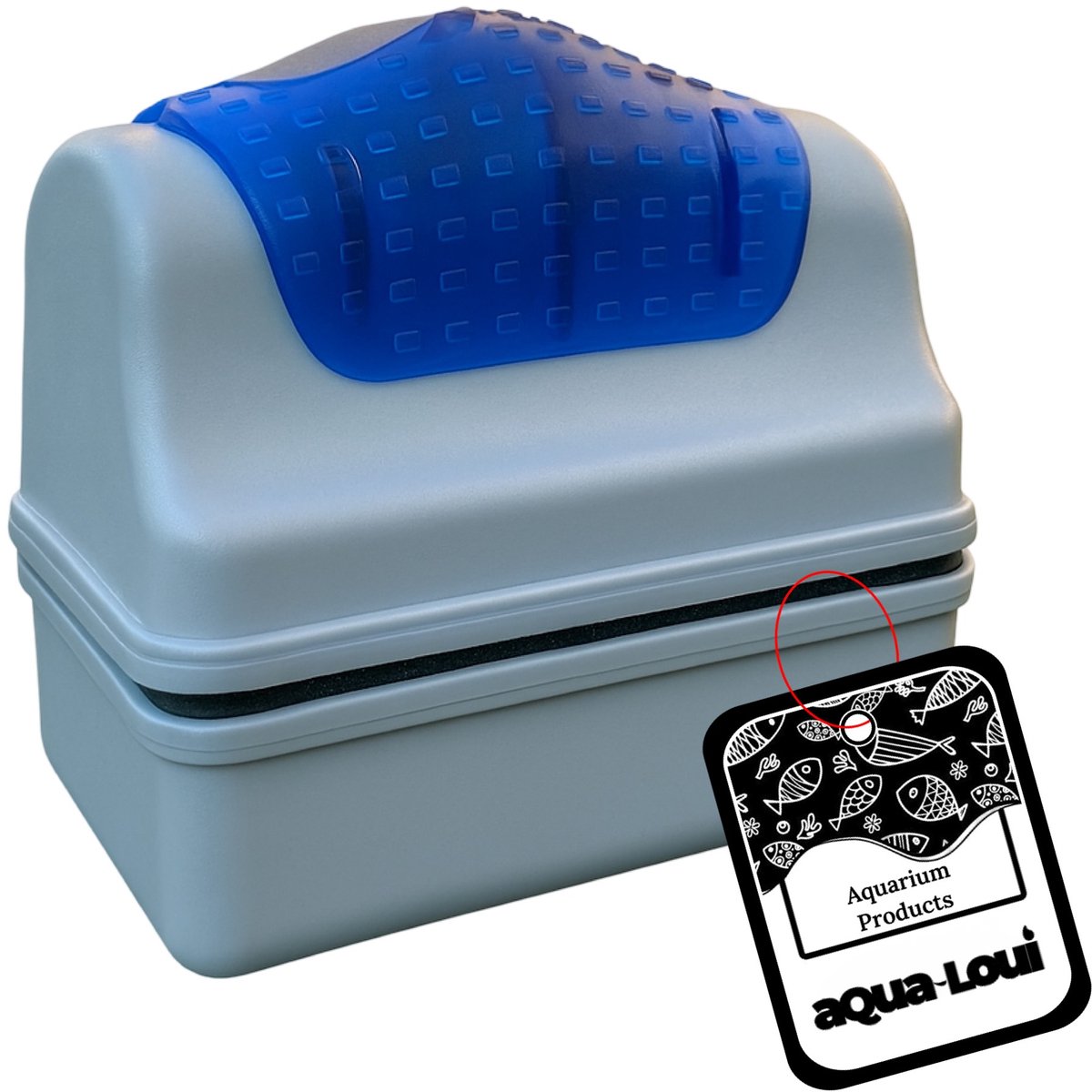 Aqua-Loui®- Algenmagneet - Aquarium - Drijvende magneet - Algen verwijderaar – Aquarium Magneet - Geschikt voor alle type aquaria