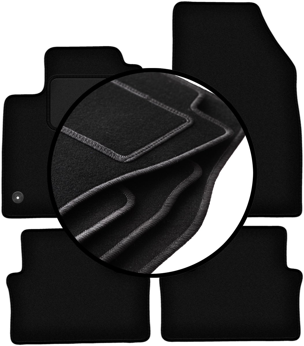 Complete set veloursmatten voor: Renault Clio V hatchback (2019-)