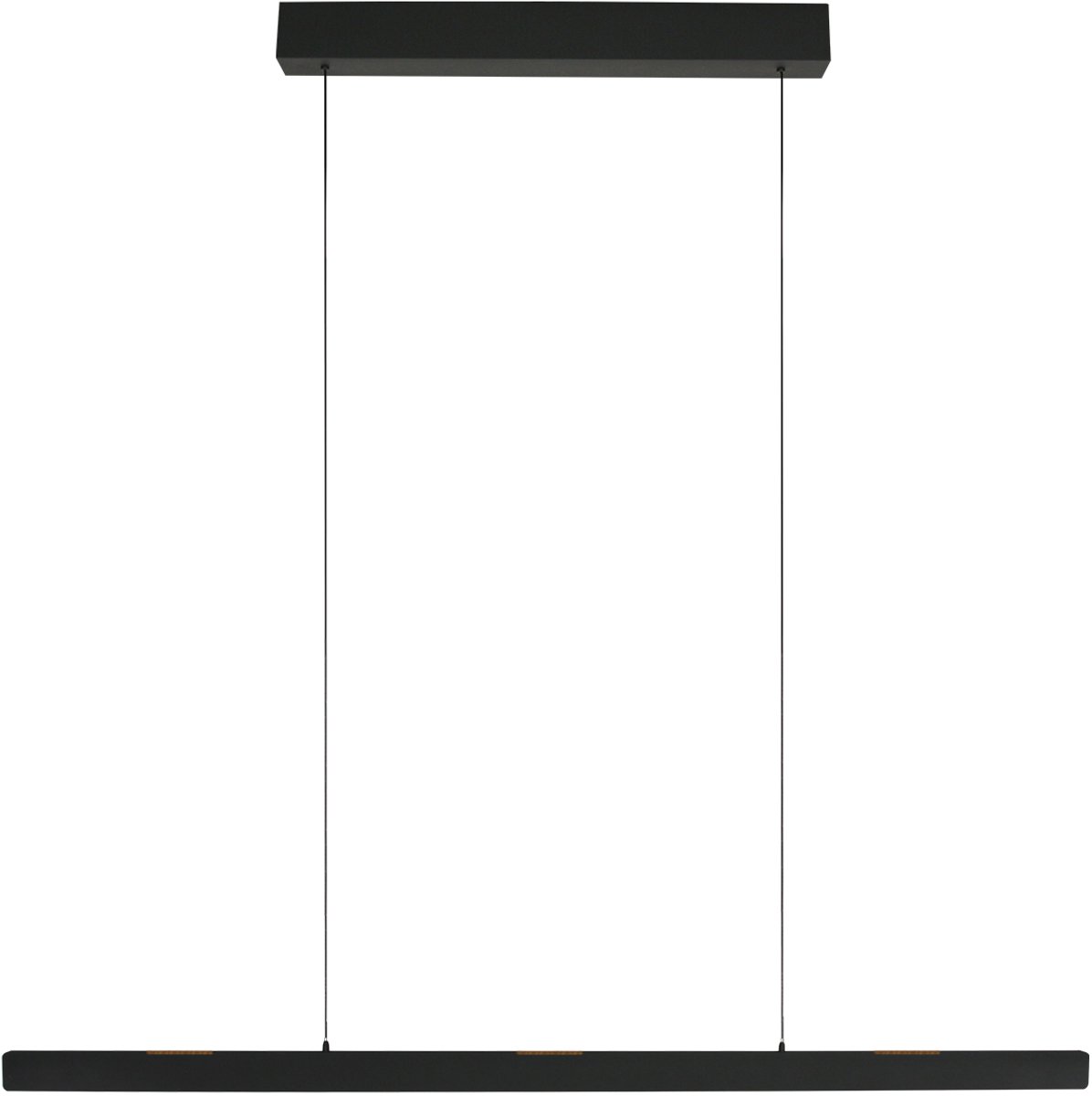 Steinhauer Exclusive - hanglamp - Fluxy - zwart - metaal - design lamp - LED - 4190ZW