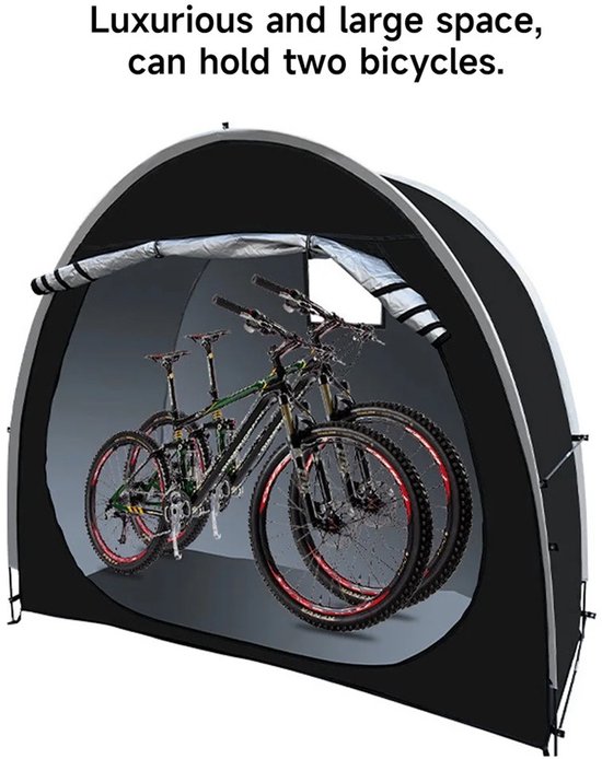 Fietsenstalling - Fietsberging - Fietsenhok - Zwart van Proline Bike Garage — afbeelding 5