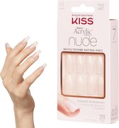 Kiss - Salon Acrylique Français - Nude - Ongles Artificiels Leilani