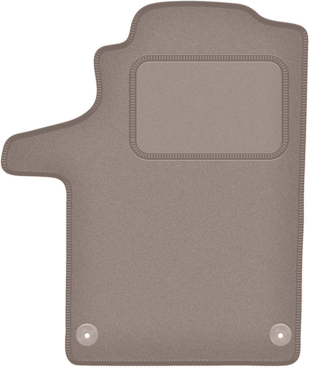Beige bestuurdersmat voor: Mercedes Vito W447 bestelbus (2014-)