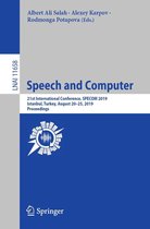 Lecture Notes in Computer Science 11658 - Speech and Computer