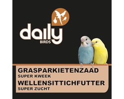 GRASPARKIETENZAAD SUPER KWEEK-4KG-GRASPARKIET-EXTRA FIJNE ZADEN-OPGROEI
